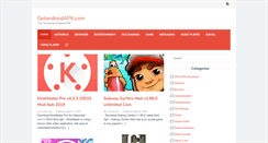 Desktop Screenshot of getandroidapk.com
